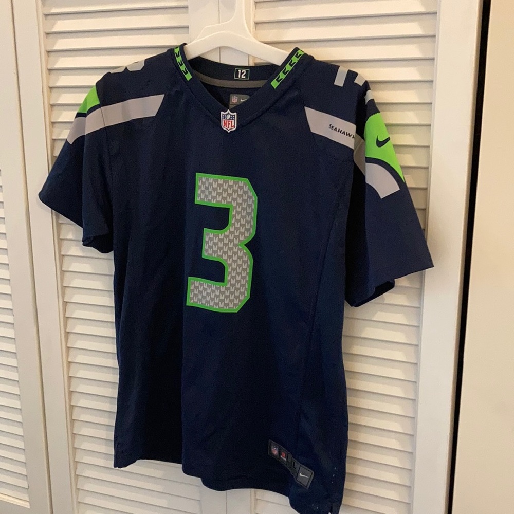 Seattle Seahawks Russell Wilson NFL Nike On Field Performance Unisex Jersey